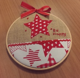Star embroidery hoop